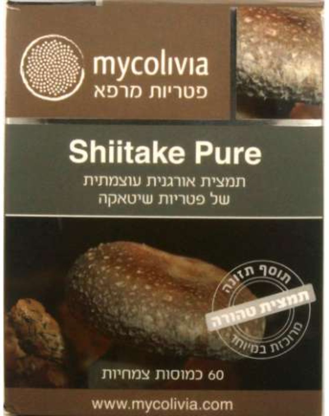 שיטאקה פיור - תוסף פטריית השיטאקה Shiitake Pure