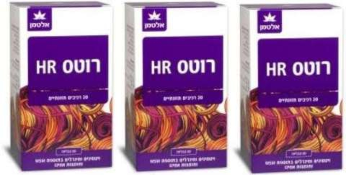 אלטמן - רוטס HR לנשים שלישייה - טבליות לשיער דליל