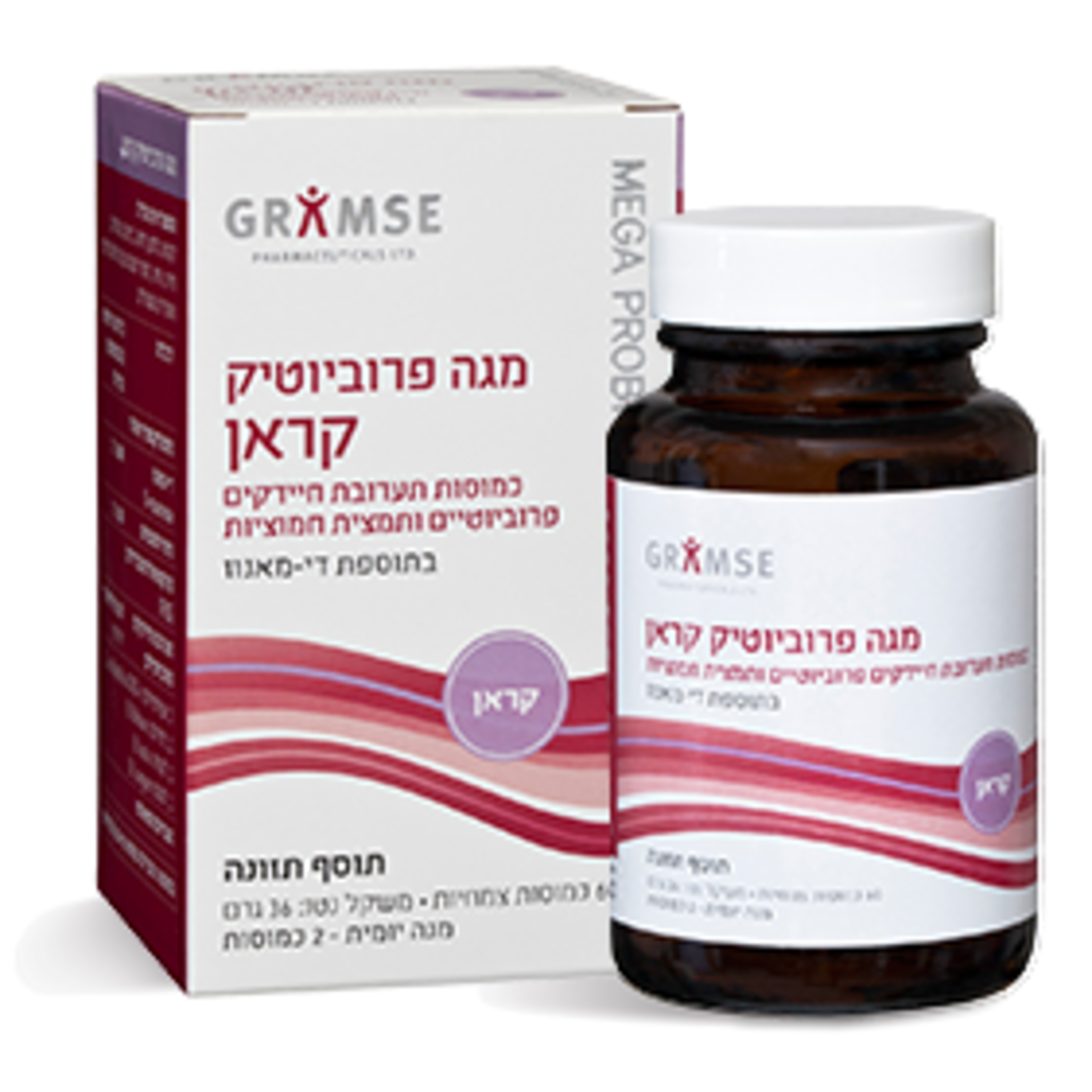 מגה פרוביוטיק קראן Mega Probiotics Cran
