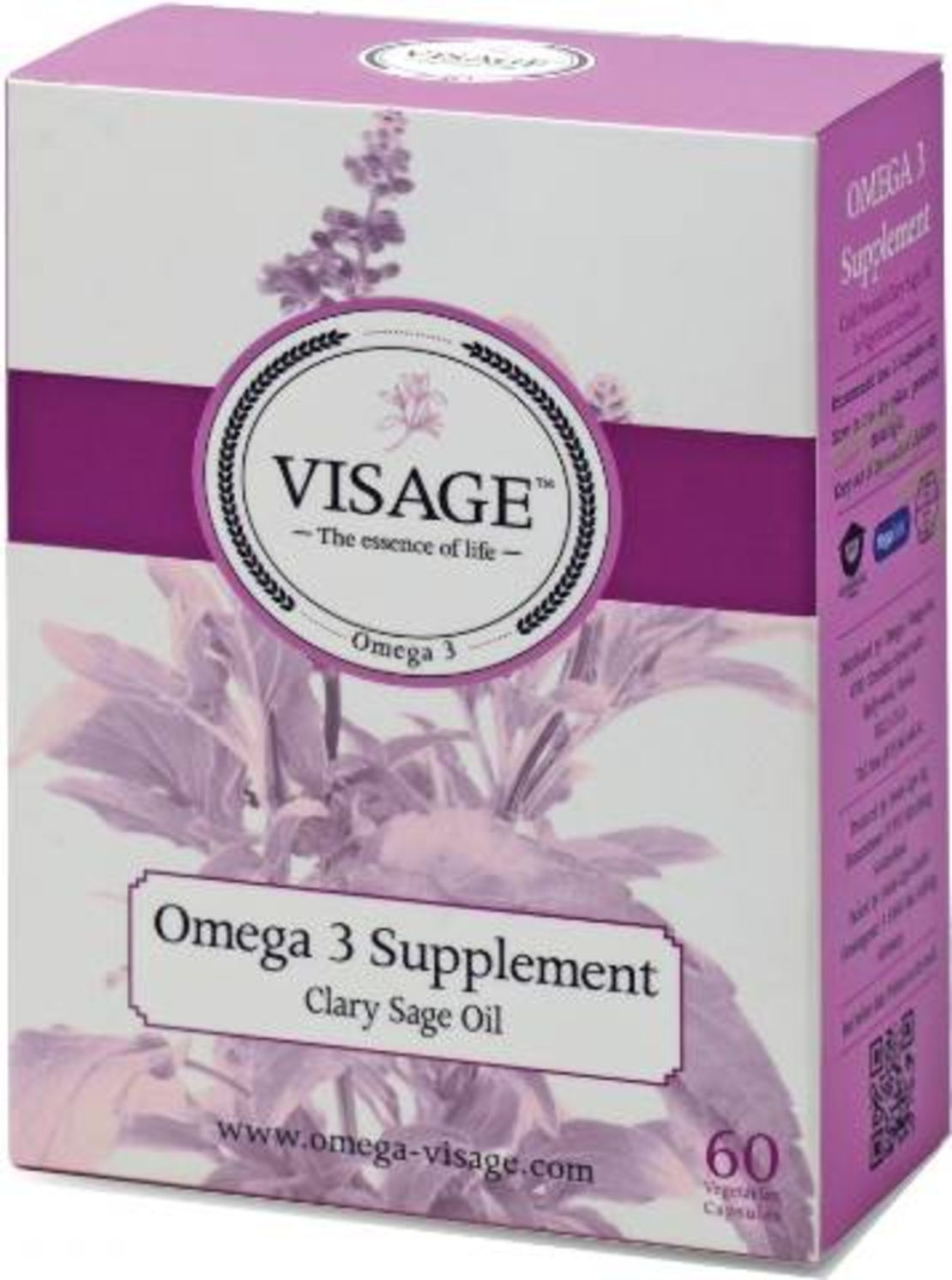 אומגה 3 ויסאג' כמוסות Omage 3 Visage