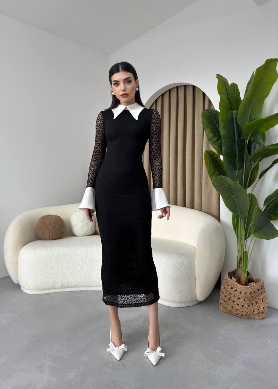 שמלת גרייס-תחרה