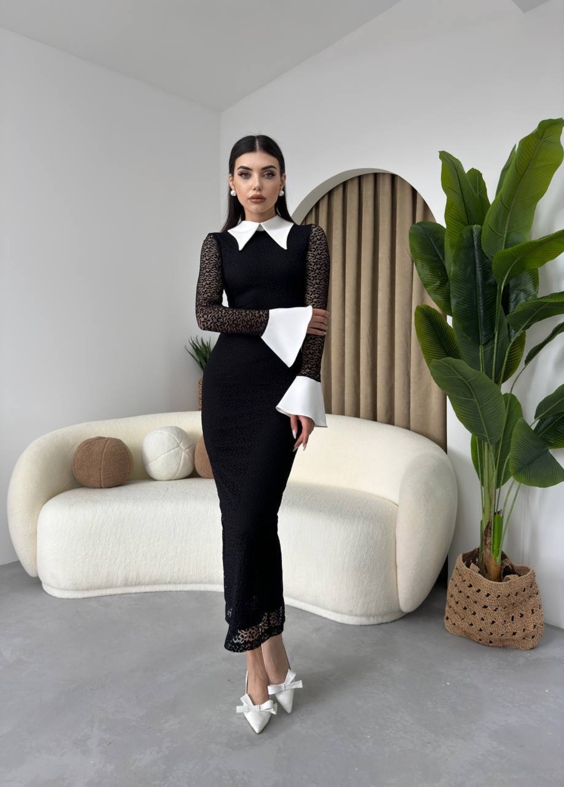 שמלת גרייס-תחרה