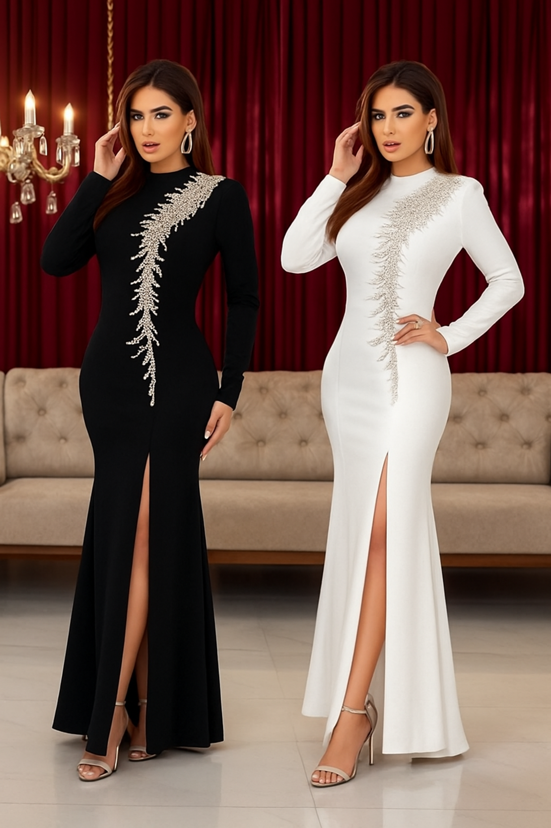 שמלת ערב גם במידות גדולות מחטבת ממש