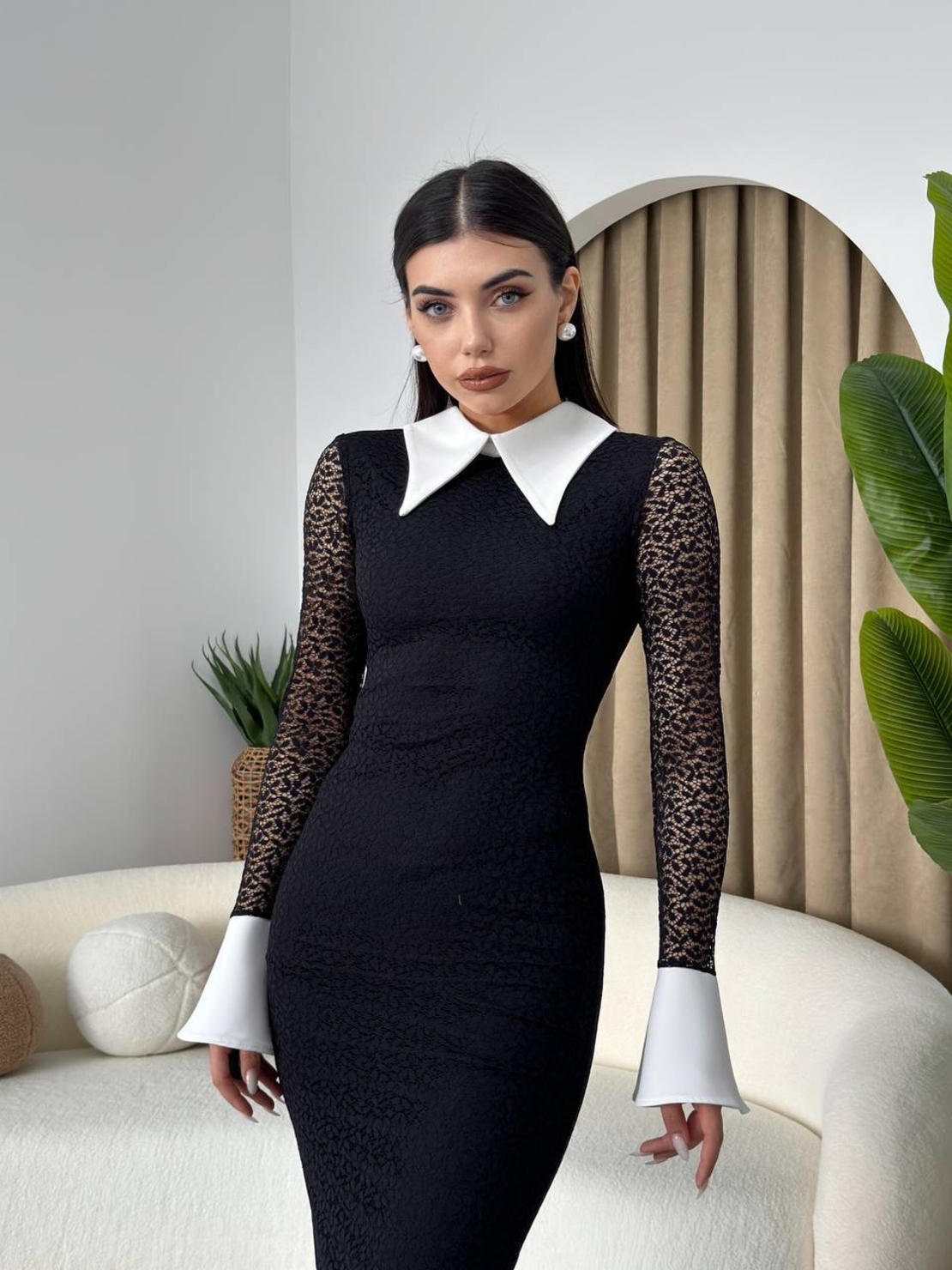 שמלת גרייס-תחרה