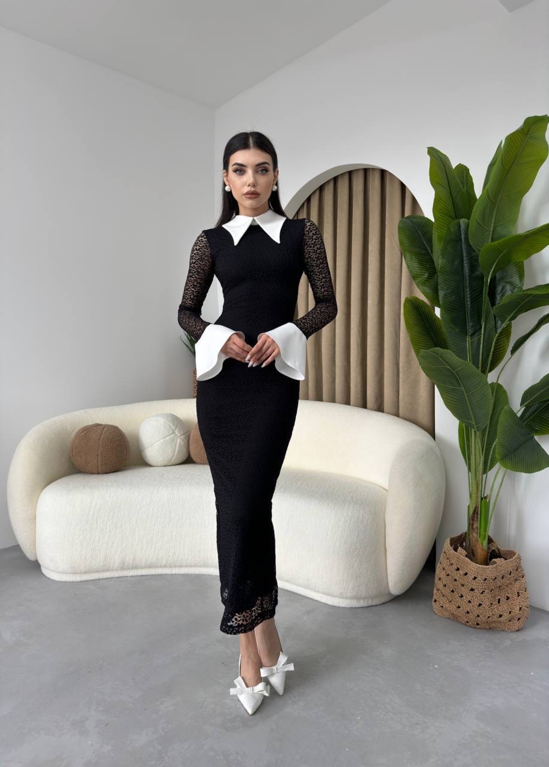 שמלת גרייס-תחרה