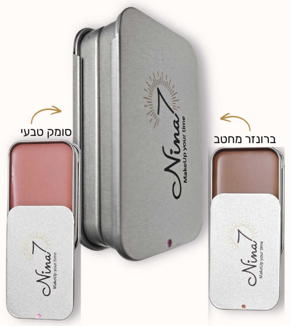 קומפקט סומק-ברונזר 2 ב-1