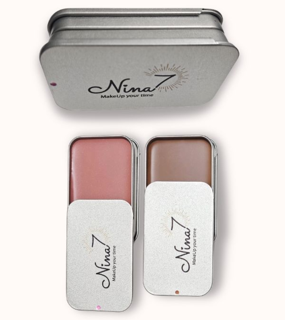 קומפקט סומק-ברונז 2 ב-1