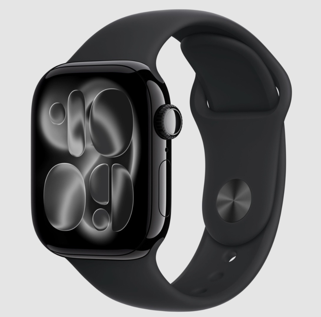 שעון חכם אפל Apple Watch series 11 46mm Jet Black Aluminiume Case with Black Sport Band S/M gps