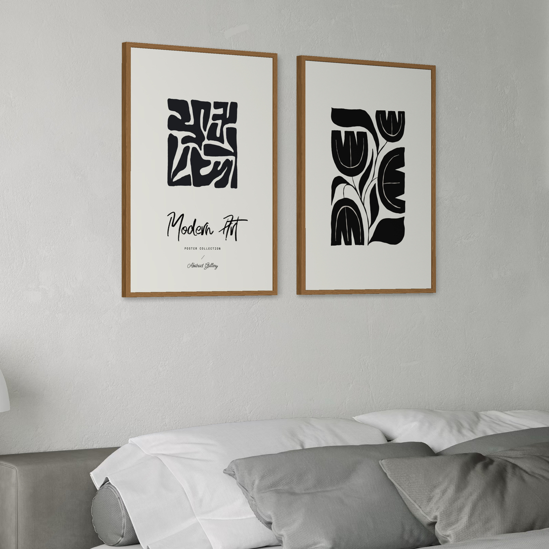 זוג תמונות קנבס או זכוכית דגם 1203