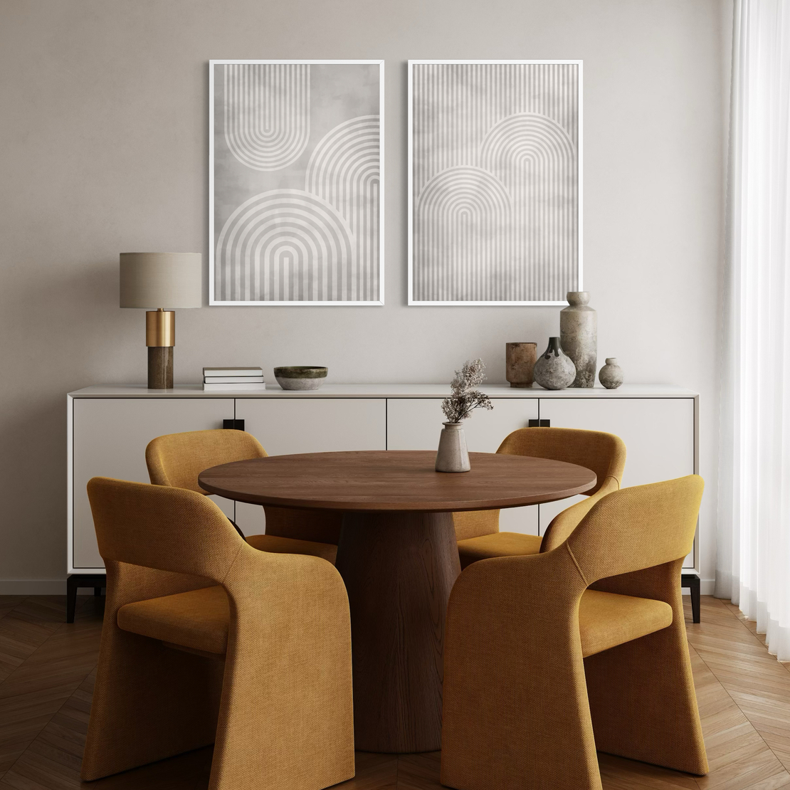 זוג תמונות קנבס או זכוכית דגם 1200