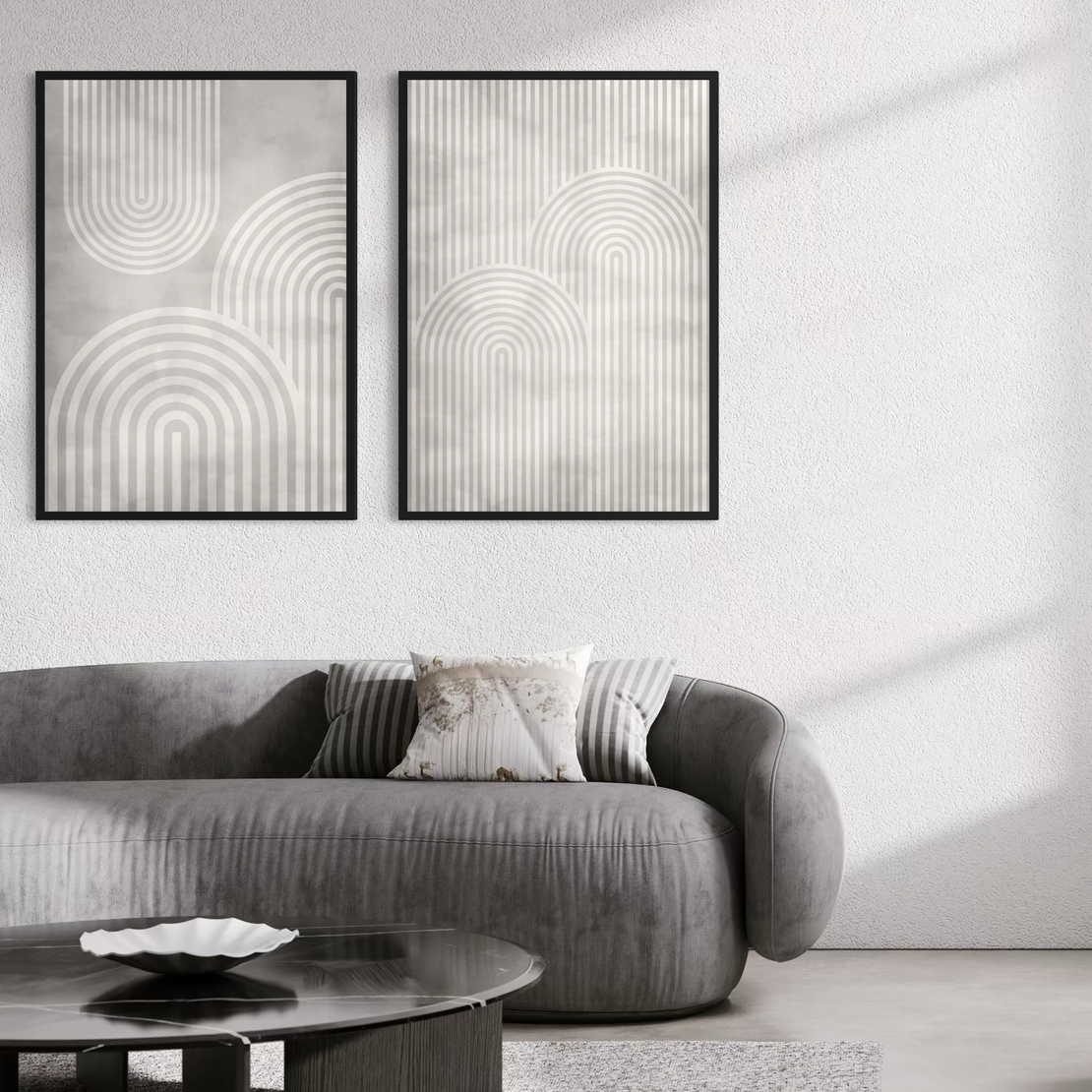 זוג תמונות קנבס או זכוכית דגם 1200