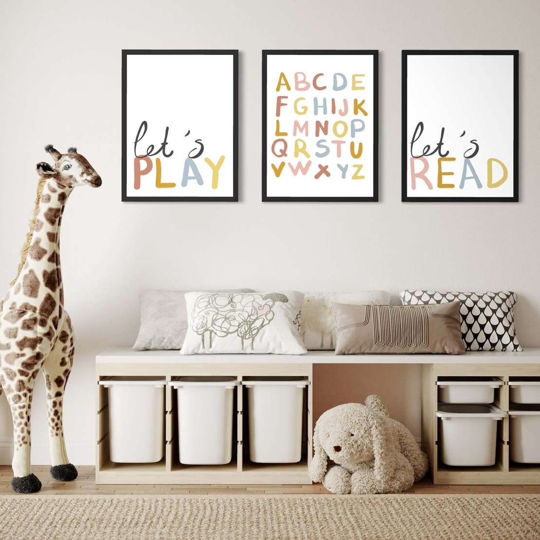 סט תמונות חדרי תינוקות דגם 1112