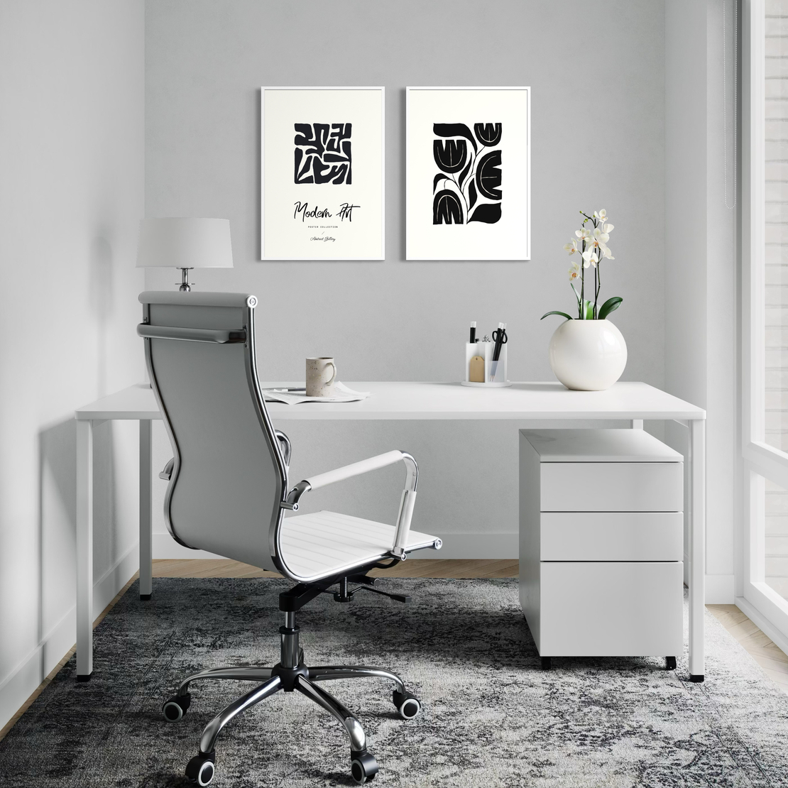 זוג תמונות קנבס או זכוכית דגם 1203