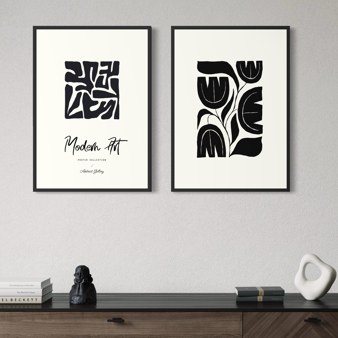 זוג תמונות קנבס או זכוכית דגם 1203