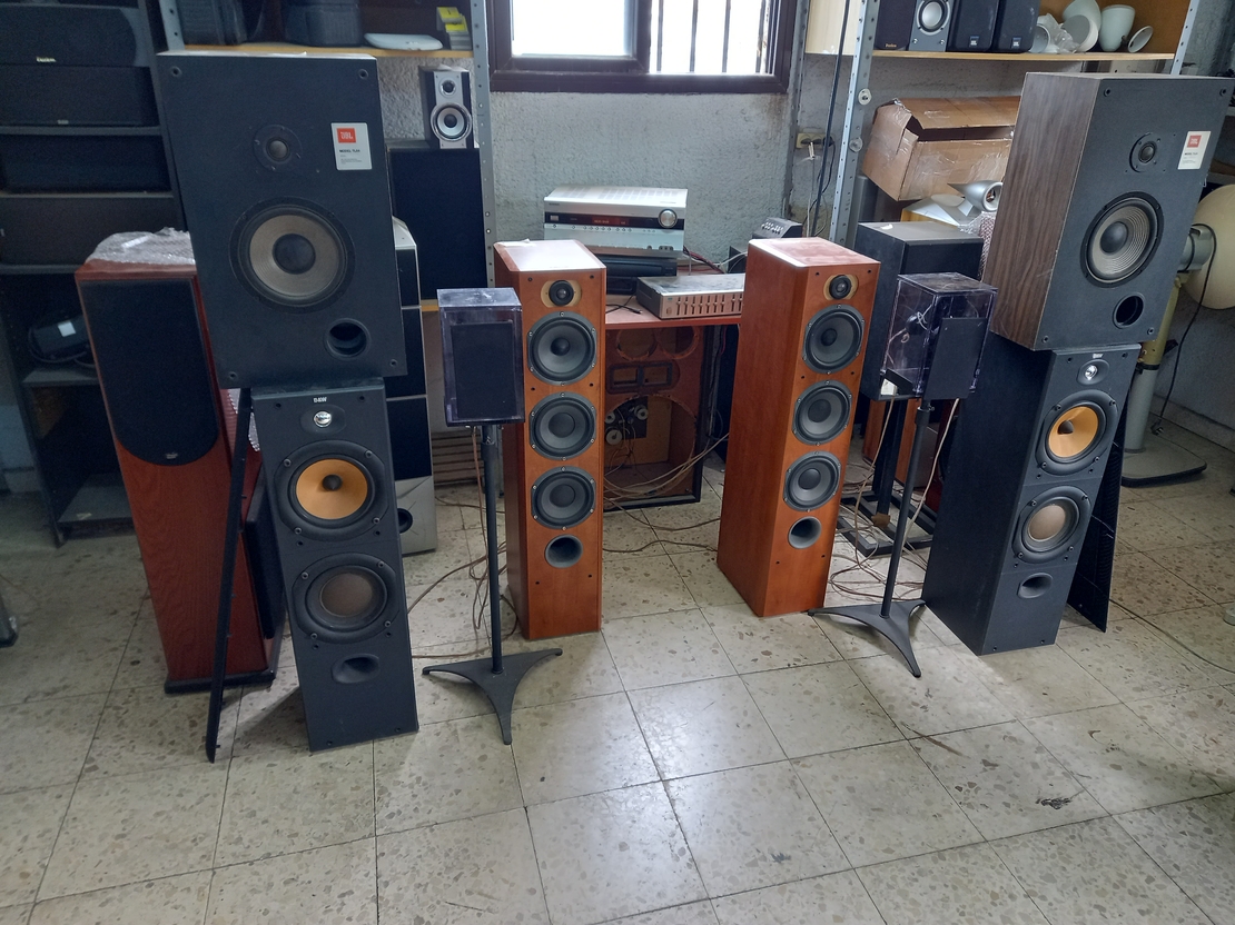רמקולים b$w, focal,jbl,celesion