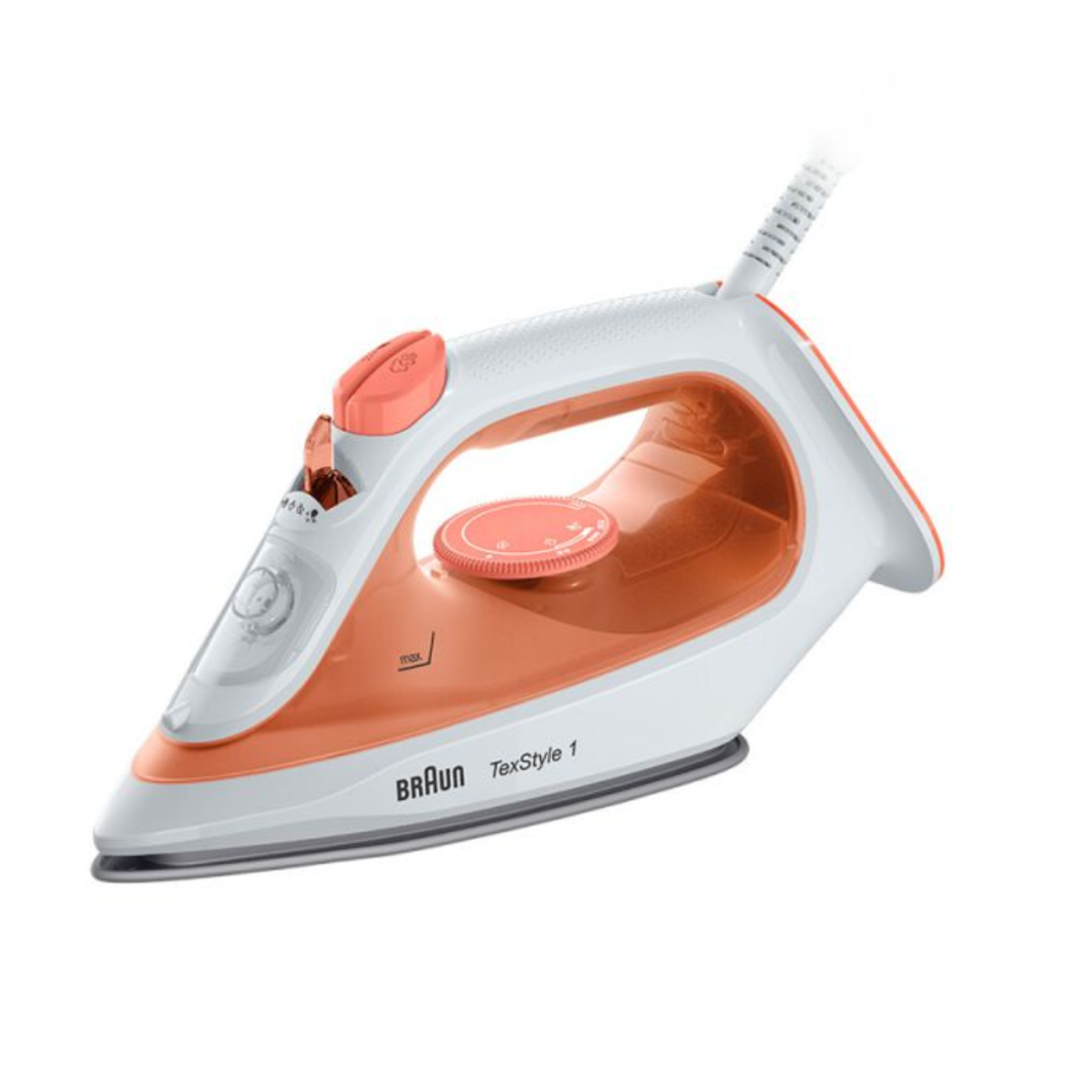 מגהץ אדים 1900W בראון Braun TexStyle SI1009OR‏ - שנתיים אחריות יבואן רשמי!