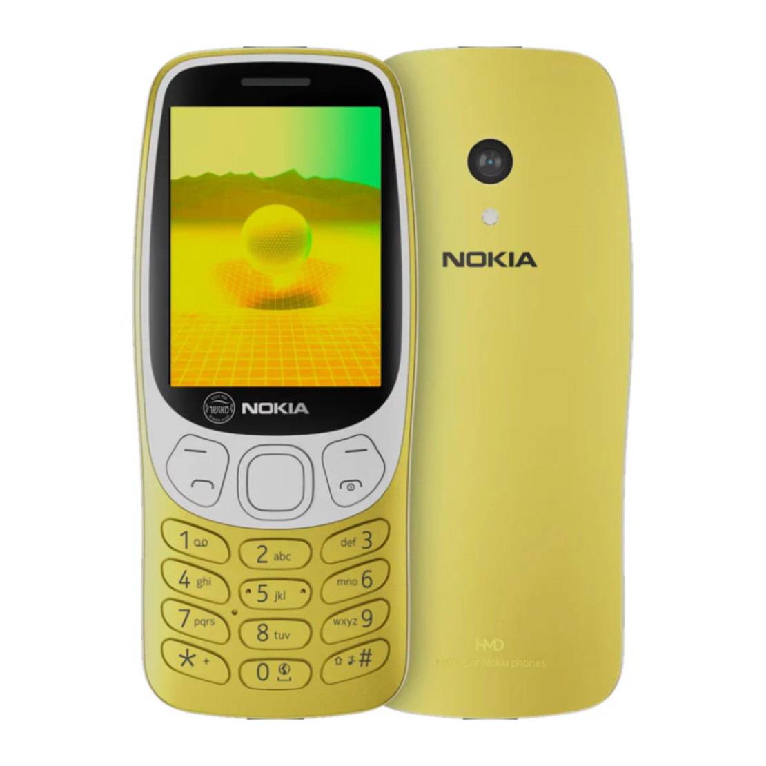 טלפון סלולרי תומך סים כשר דור 4 נוקיה NOKIA 3210 4G TA-1618 DS (גרסת 2024!) במגוון צבעים!