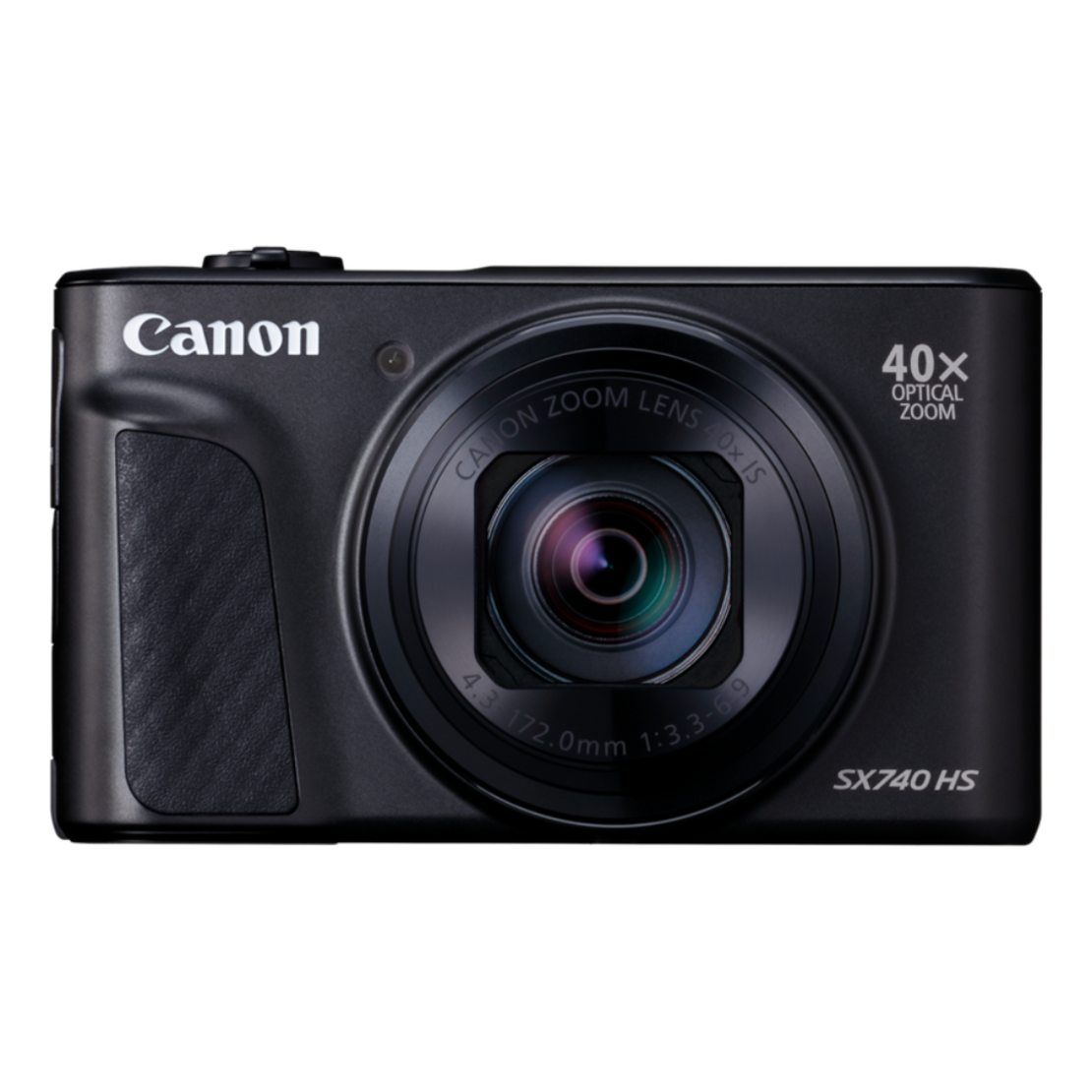 מצלמה דיגיטלית כולל נרתיק מקורי וחצובה קנון Canon PowerShot SX740 HS Lite Edition Travel Kit - תפריט בעברית - 3 שנות אחריות - צבע שחור