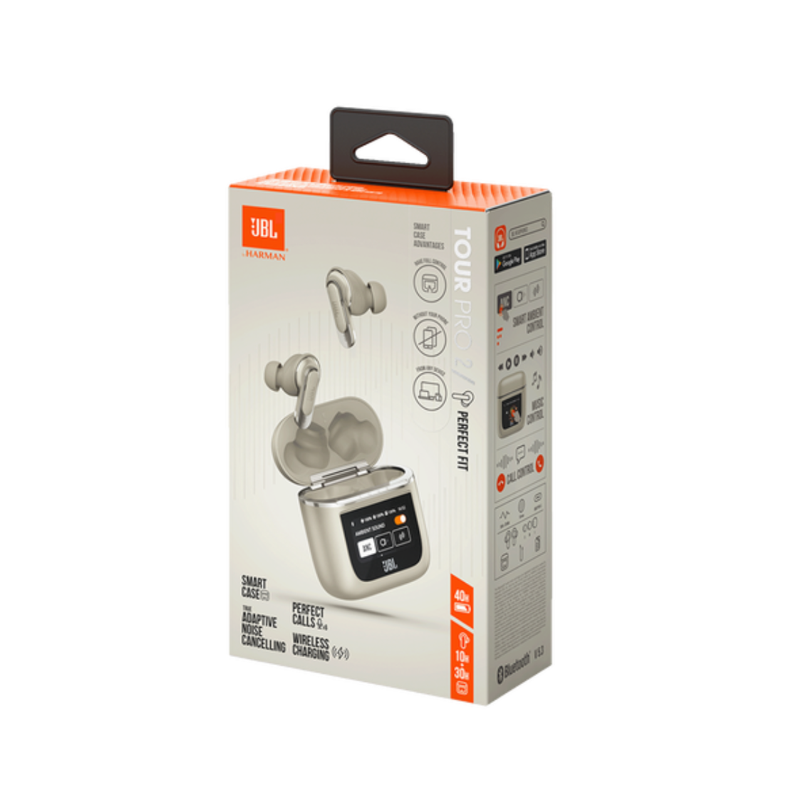 אוזניות אלחוטיות עם כיסוי חכם JBL TOUR PRO 2 TWS ANC IPX5 - יבואן רשמי!