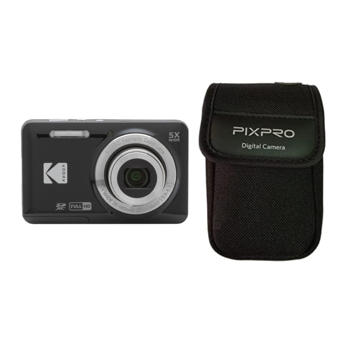מצלמה דיגיטלית קודאק Kodak Pixpro X55 כולל נרתיק מקורי - צבע שחור
