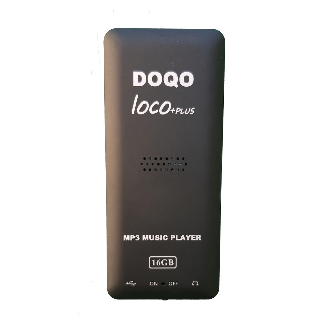 נגן MP3 לוקו פלוס 16GB עם בלוטות' דוקו DOQO LOCO PLUS - יבואן רשמי - כולל רדיו - צבע שחור