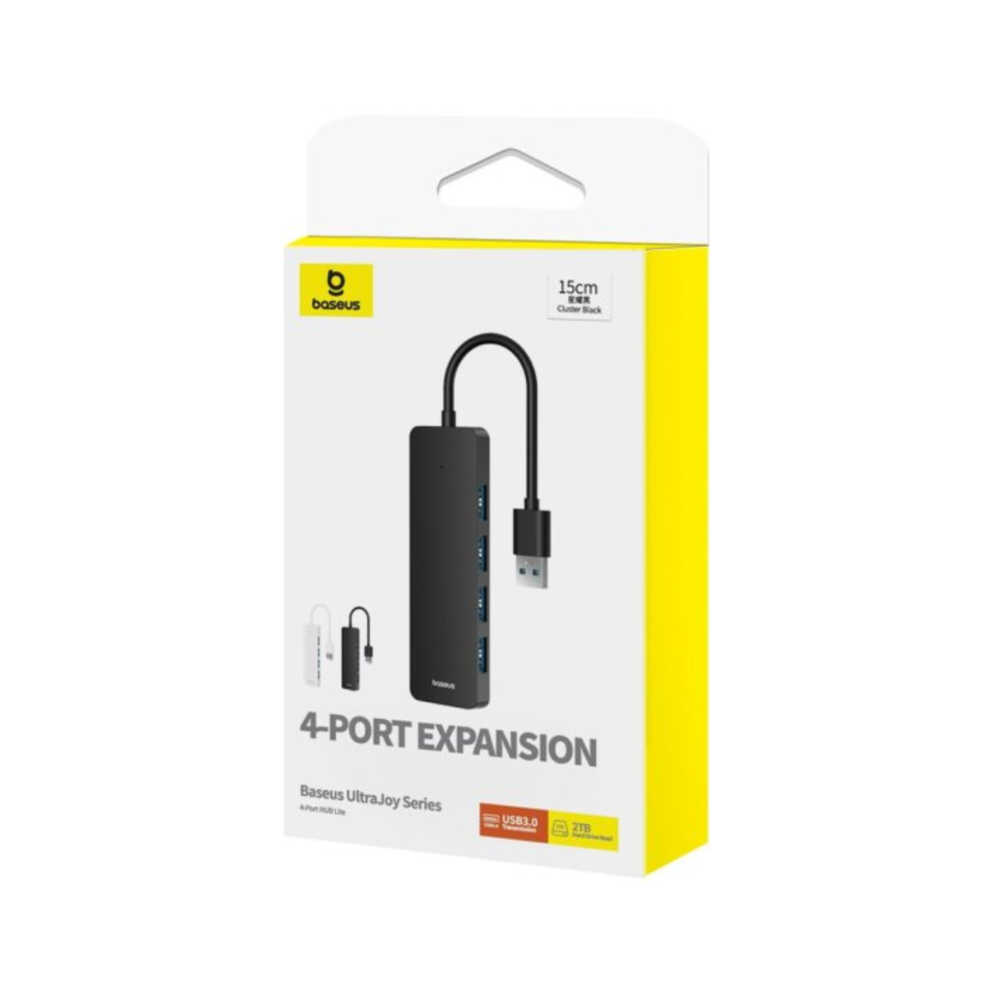 מפצל USB Type-A עם 4 חיבורי USB Type-A בזוס Baseus UltraJoy Series 4-Port HUB Lite - יבואן רשמי!