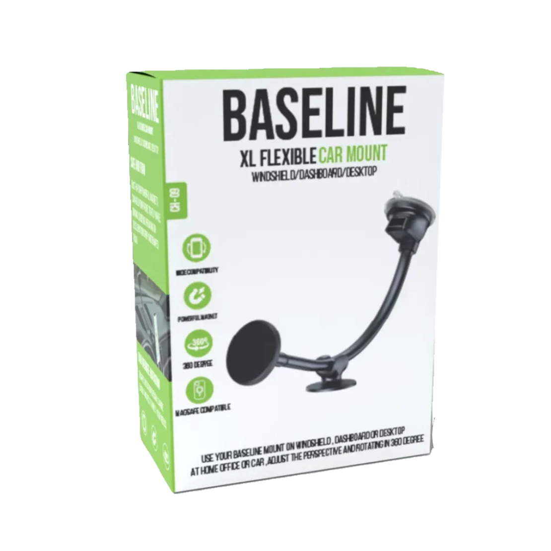 זרוע מגנט לרכב BASELINE XL FLEXIBLE CAR MOUNT CH-09