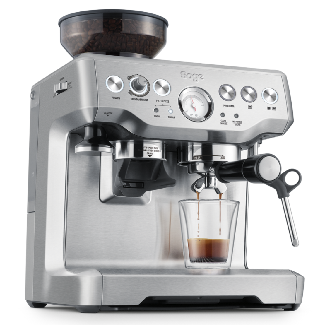 מכונת קפה אספרסו Sage BARISTA EXPRESS SES875BSS - יבואן רשמי