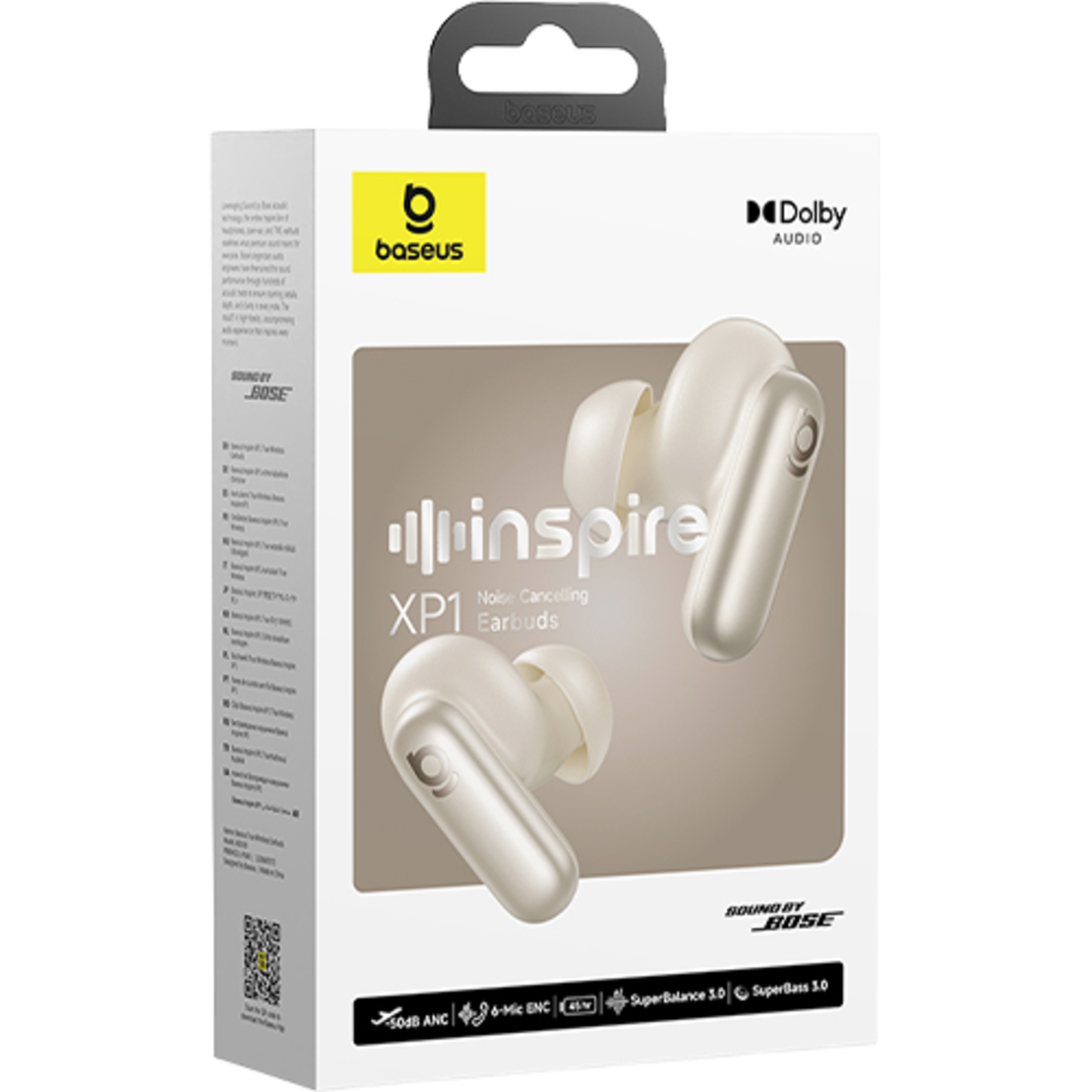 אוזניות אלחוטיות בזוס Baseus Inspire XP1 TWS - יבואן רשמי - צבע לבן