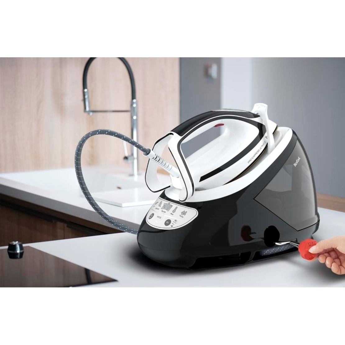 מגהץ קיטור 8 באר 2600W טפאל Tefal Pro Express Ultimate GV9550 - שנתיים אחריות יבואן רשמי!