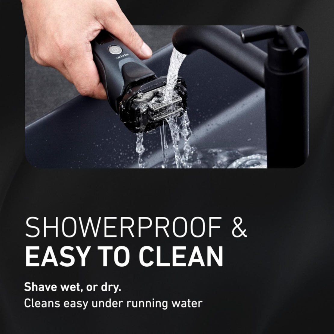 מכונת גילוח עם מכונת שטיפה פנסוניק Panasonic ES-LV97- שנתיים אחריות יבואן רשמי