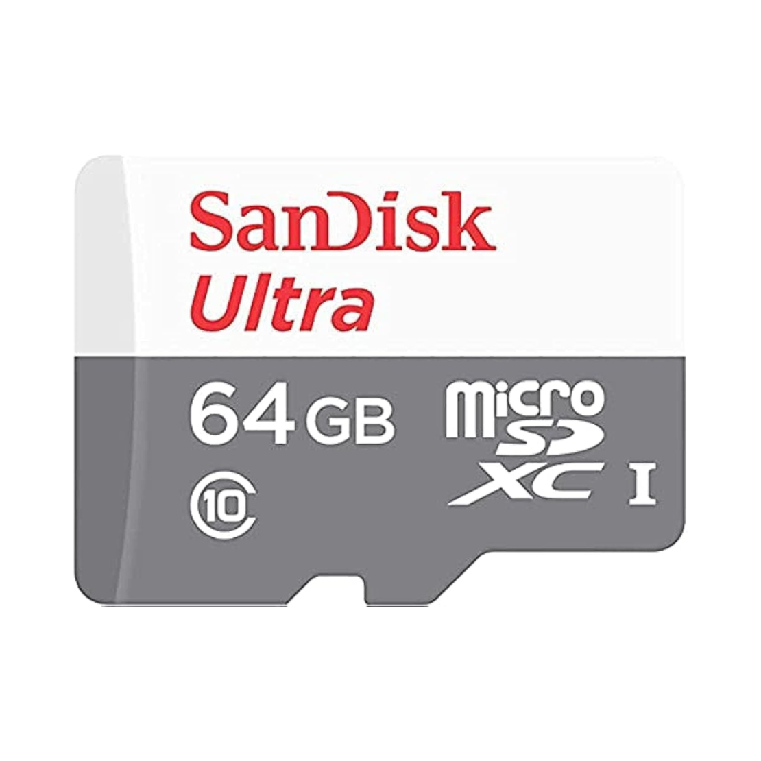 כרטיס זיכרון בנפח 64GB סאנדיסק SanDisk Ultra microSDXC 100MB/s Class 10 UHS-I