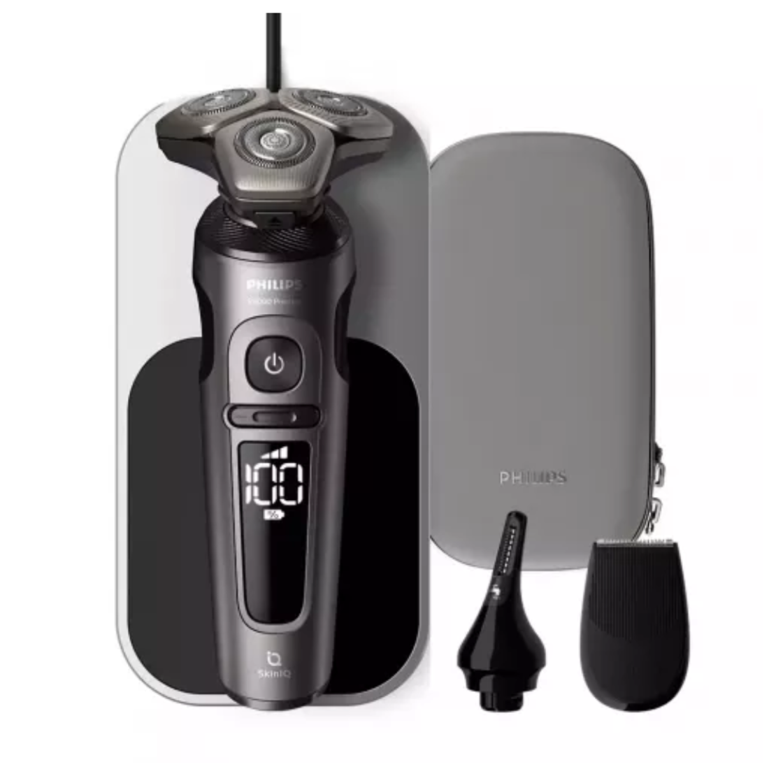 מכונת גילוח עם מטען אלחוטי פיליפס Philips SP9872/15 - תוצרת הולנד! יבואן רשמי!