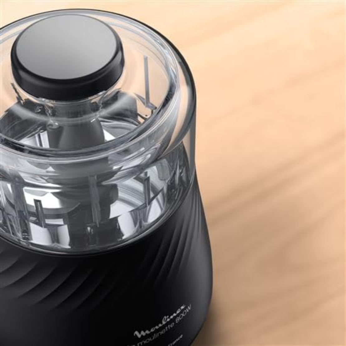 קוצץ ירקות חשמלי 1000W מולינקס Moulinex La Moulinette Eco Respect chopper DP712827 - שנתיים אחריות יבואן רשמי - צבע שחור