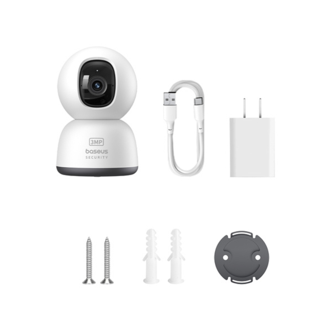 מצלמת אבטחה ביתית בזוס Baseus Security P1 Lite 2K - יבואן רשמי!