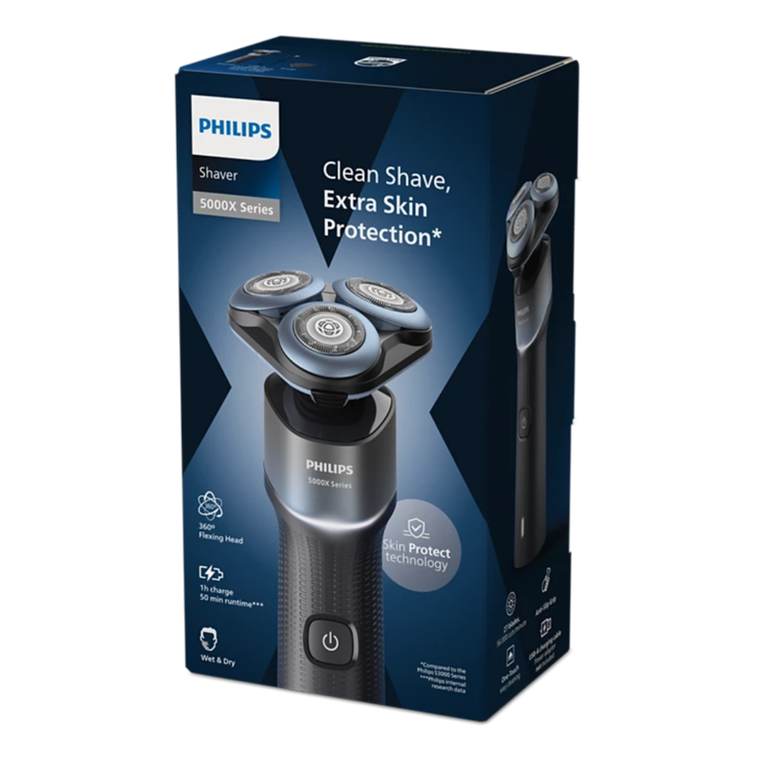 מכונת גילוח לעור רגיש יבש / רטוב פיליפס Philips X5006/00 - שנתיים אחריות יבואן רשמי!