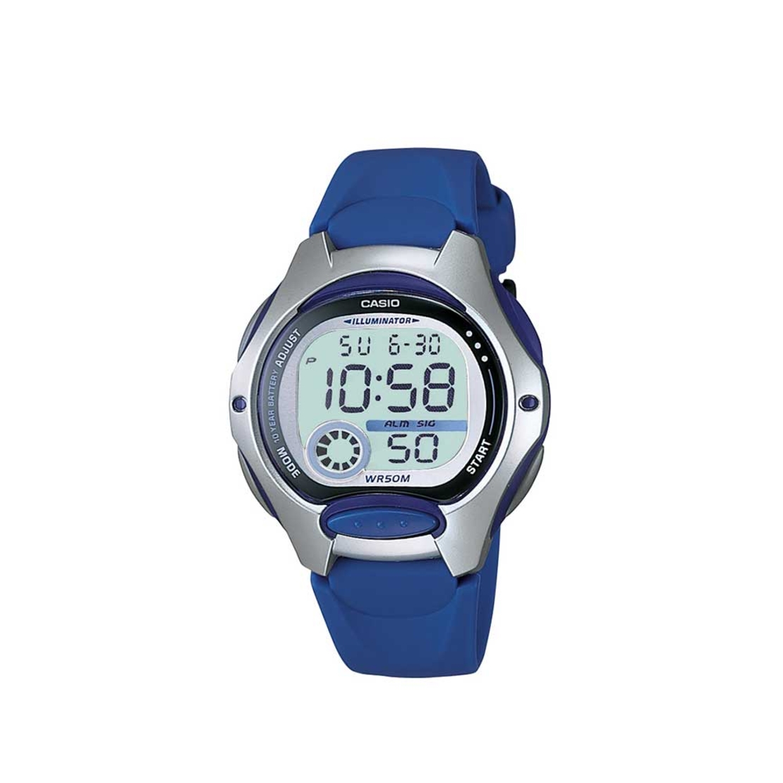 שעון יד דיגיטלי קסיו CASIO LW-200-2AV צבע כחול