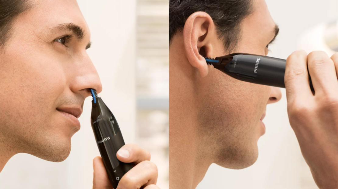 קוצץ שיער לאף ולאוזניים פיליפס PHILIPS Nose & ear trimmer NT1650/16 - שנתיים אחריות יבואן רשמי