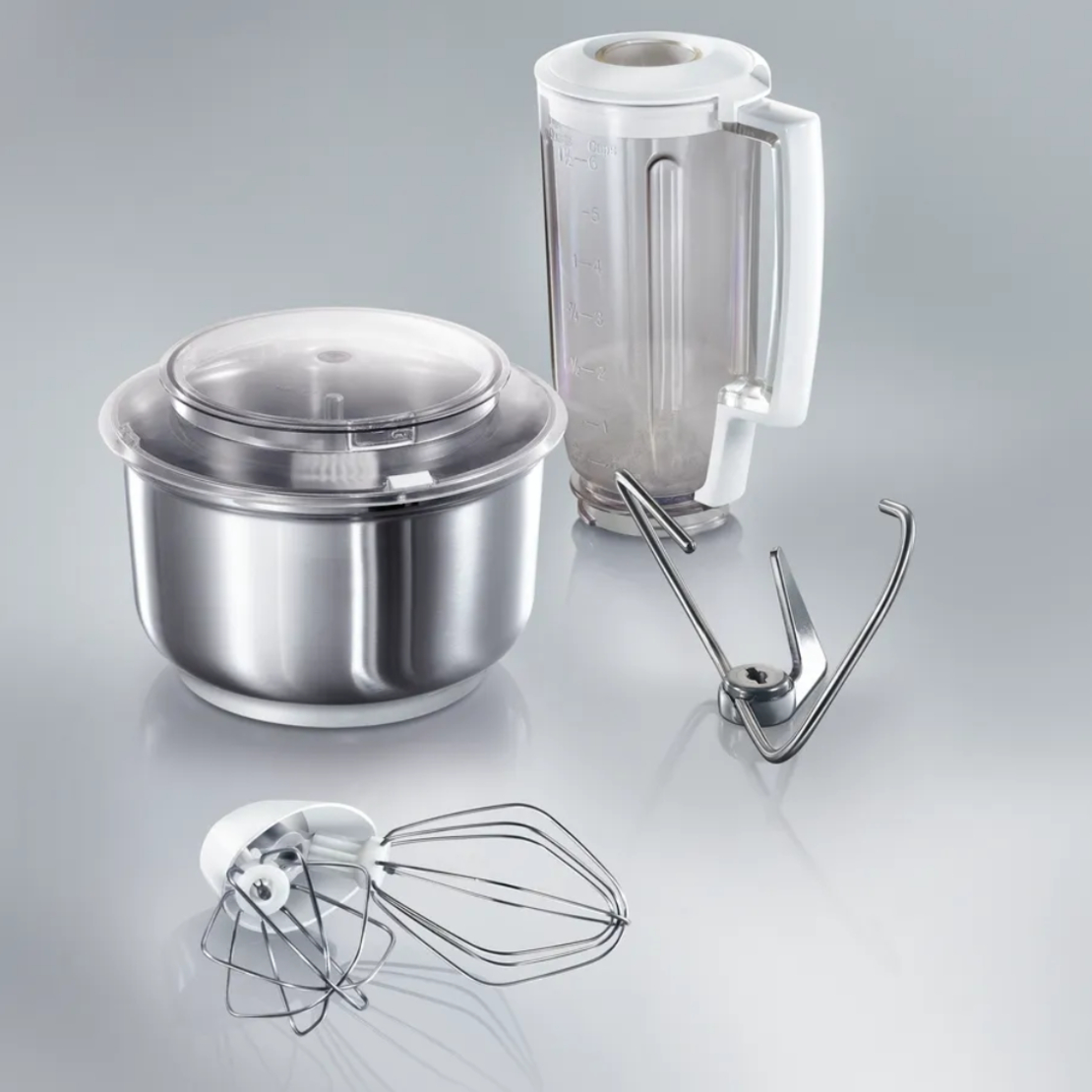 מיקסר 1000W משולב אביזרים ובלנדר 6.2 ליטר BOSCH MUM6N21 - יבואן רשמי!