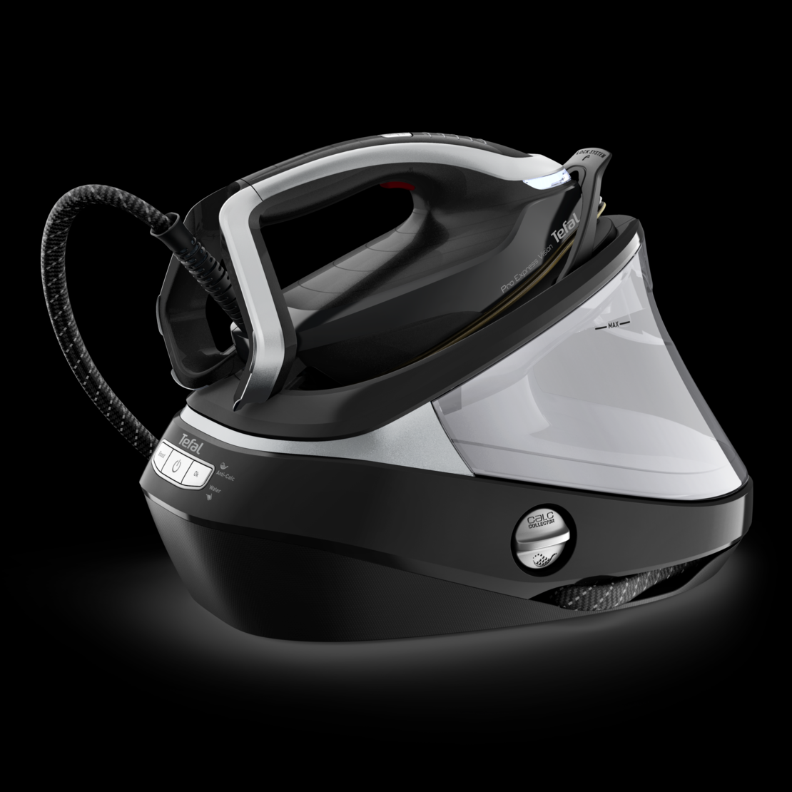 מגהץ קיטור 9 באר 3,000W טפאל Tefal Pro Express Vision SmartB LED GV9821E0 - יבואן רשמי!