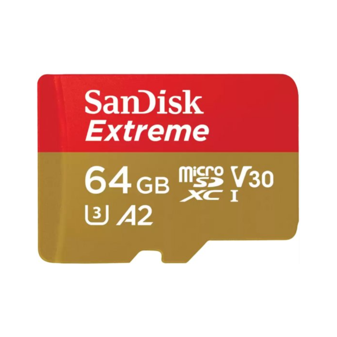 כרטיס זיכרון בנפח 64GB סאנדיסק SanDisk Extreme A2 MicroSDXC