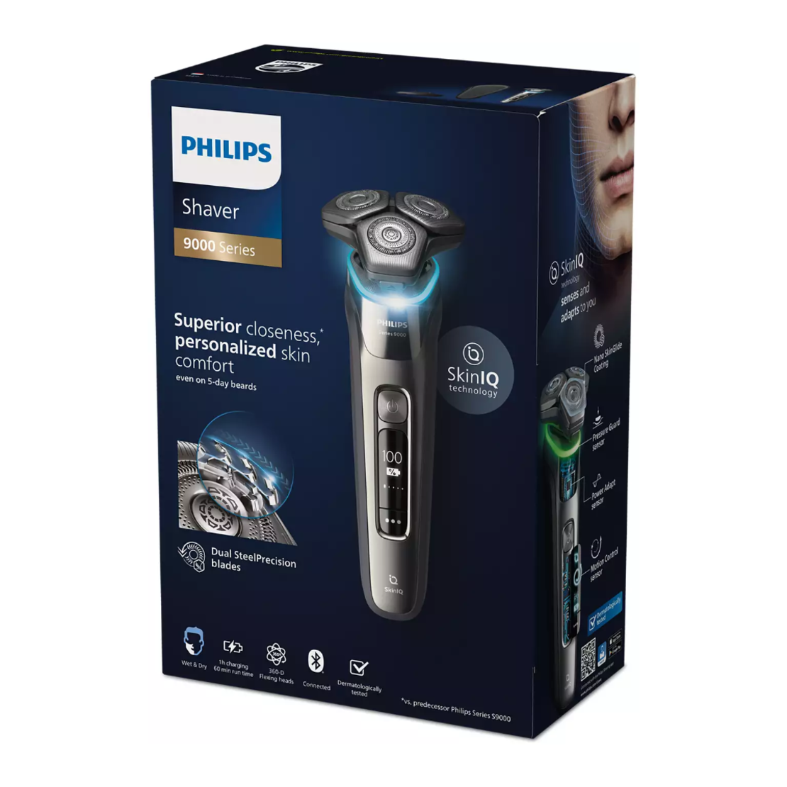 מכונת גילוח סדרה 9000 פיליפס Philips S9974/35 - תוצרת הולנד! שנתיים אחריות יבואן רשמי!
