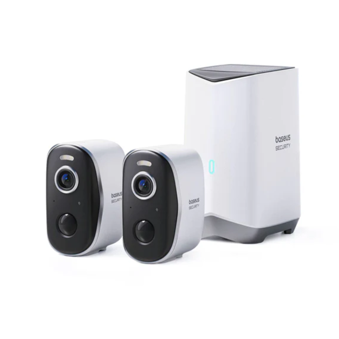 זוג מצלמות חוץ אלחוטיות נטענות בזוס Baseus Security N1 + Outdoor Camera 2K 2Cam Kit - יבואן רשמי!