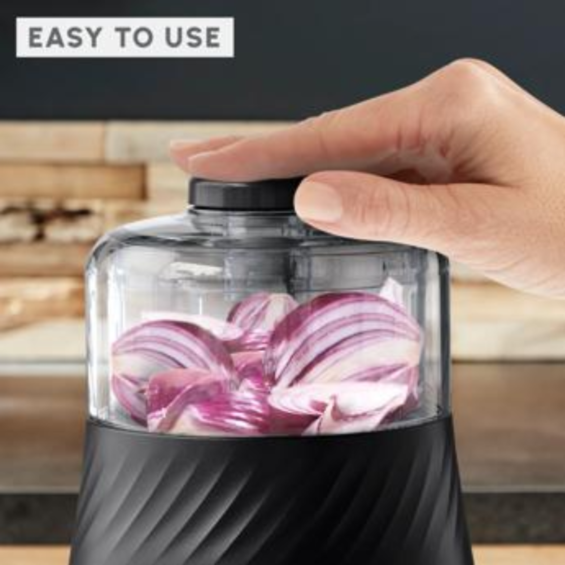 קוצץ ירקות חשמלי 1000W מולינקס Moulinex La Moulinette Eco Respect chopper DP712827 - שנתיים אחריות יבואן רשמי - צבע שחור