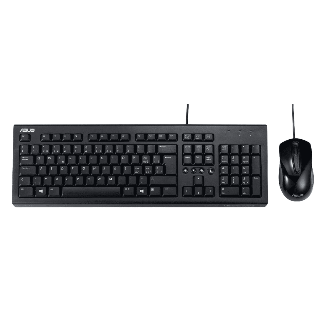 מקלדת ועכבר למחשב חוטי אסוס ASUS Keyboard and Mouse set U2000