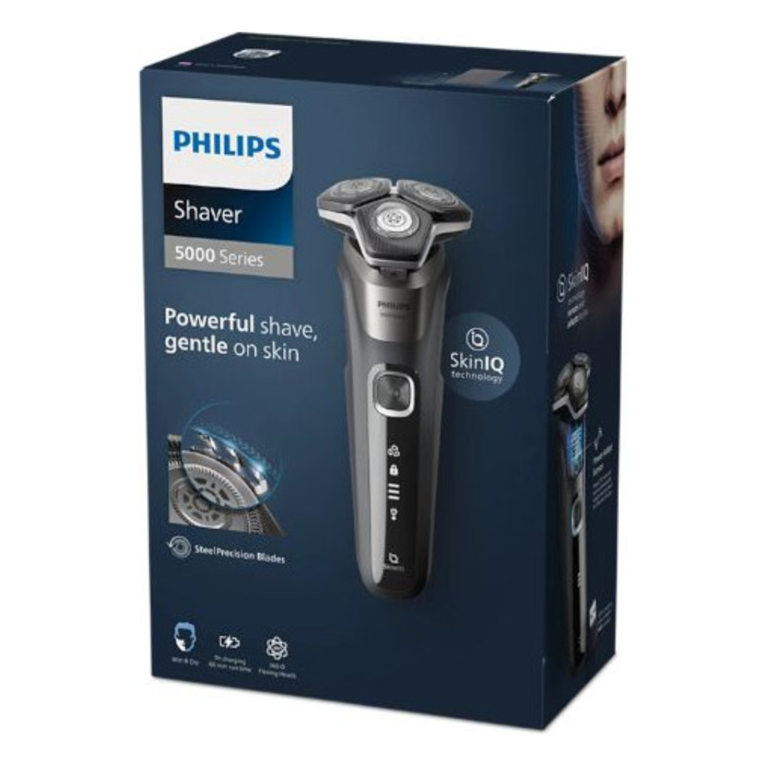 מכונת גילוח רטוב יבש פיליפס PHILIPS S5887/10 - תוצרת הולנד - 5 שנות אחריות יבואן רשמי
