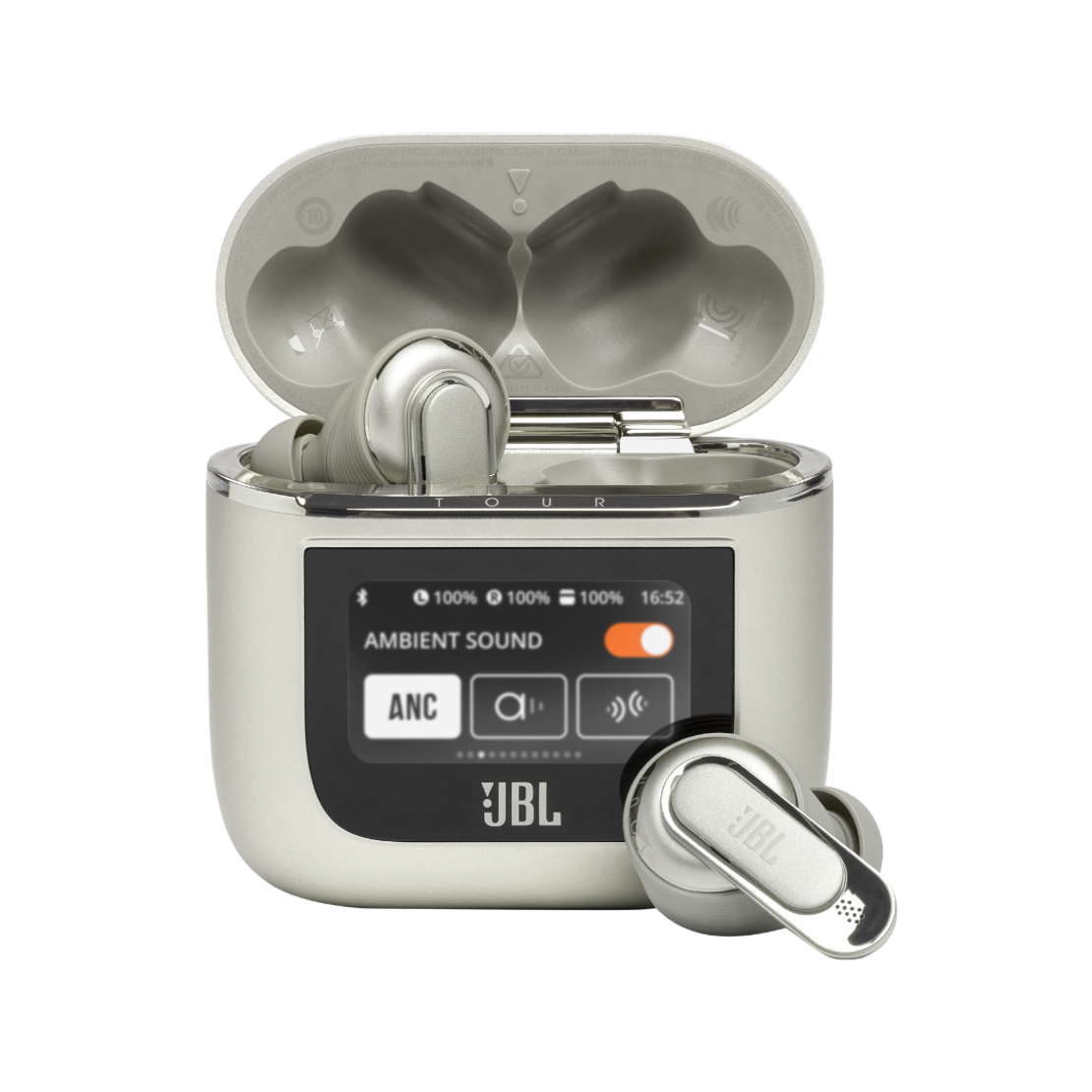 אוזניות אלחוטיות עם כיסוי חכם JBL TOUR PRO 2 TWS ANC IPX5 - יבואן רשמי!