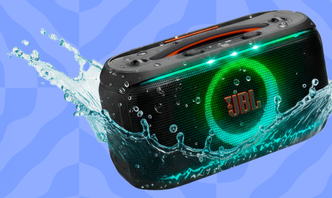 רמקול מסיבות נייד בידורית עם מיקרופון אלחוטי JBL PartyBox On-The-Go 2 - יבואן רשמי - צבע שחור