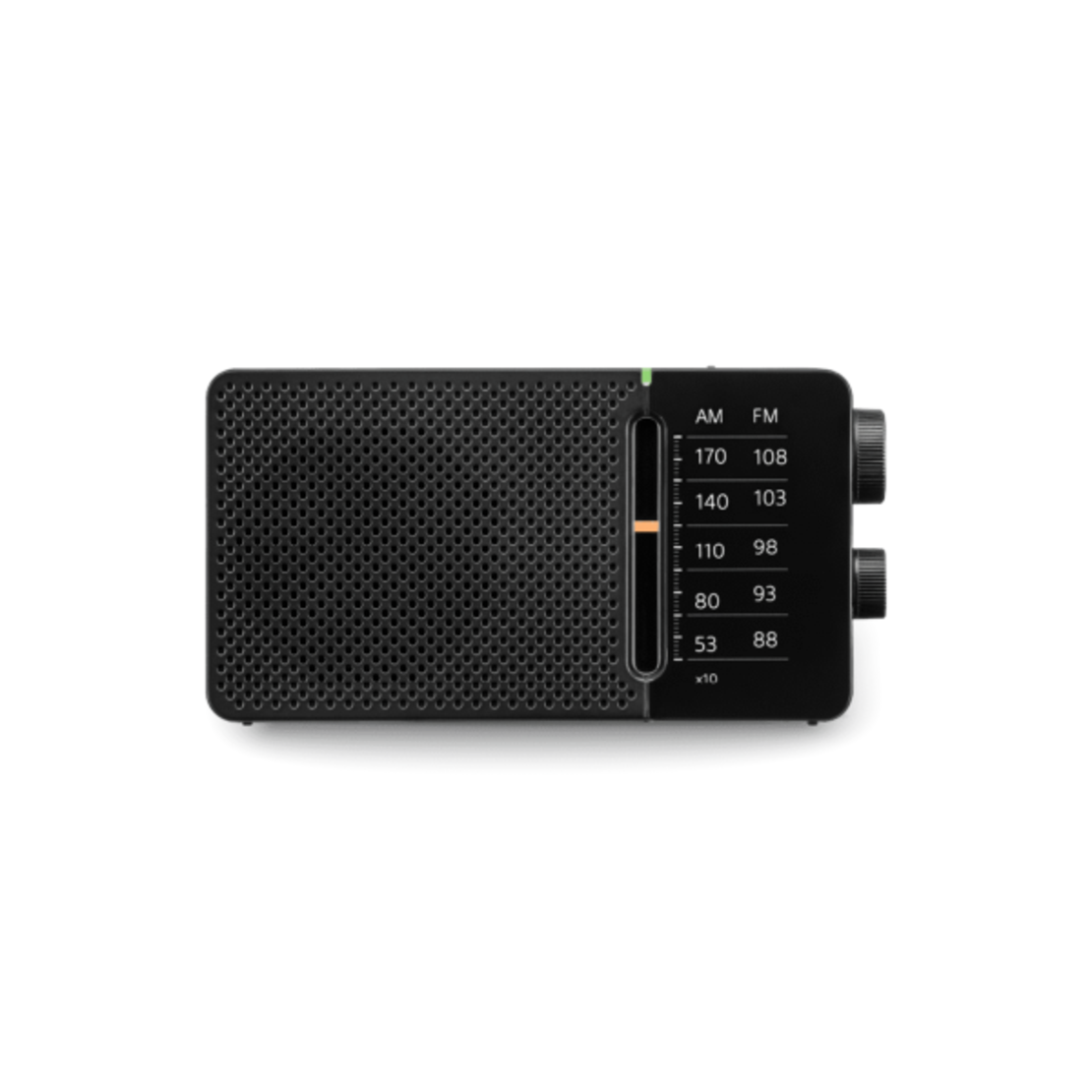 רדיו טרנזיסטור אנלוגי סאנג'ין SANGEAN POCKET 110 SR-36 - שנתיים אחריות יבואן רשמי - צבע שחור