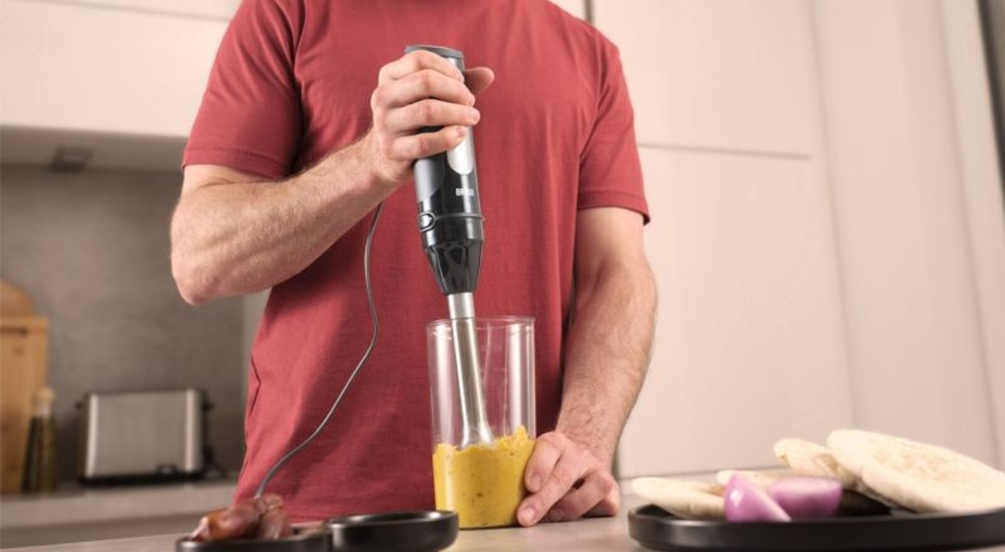 מוט בלנדר 1000W בראון Braun MultiQuick 5 Pro MQ55001MBK - שנתיים אחריות יבואן רשמי